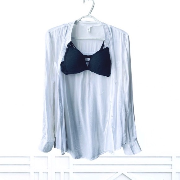 New WIRELESS Cotton Push-up Bra in Black - Picture 2 of 13